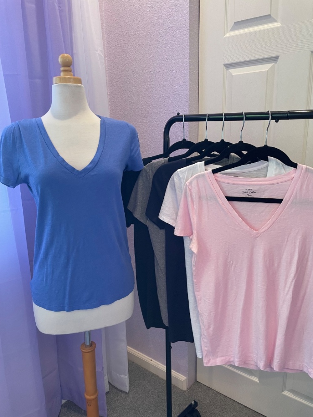 JCrew Slub Cotton V-Neck Tee BUNDLE XS/S
